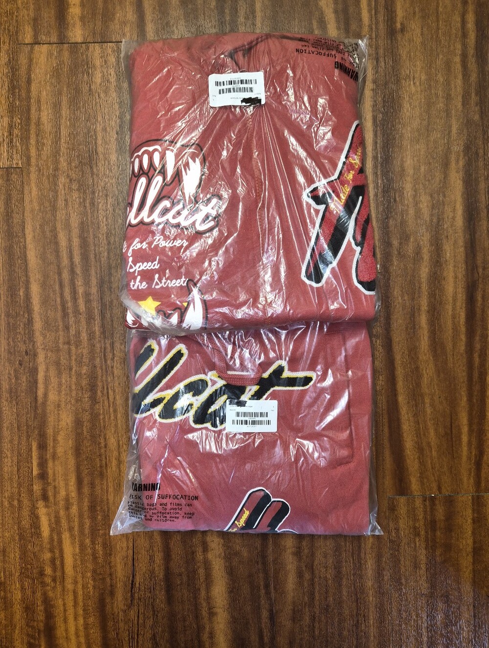 Hellcat Red Graphic Jogger Sweatpants for Men